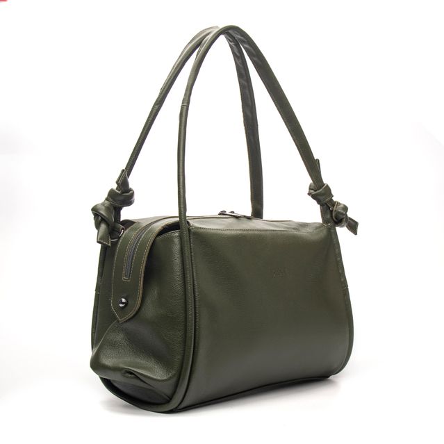 Bolsa de Couro - TEMPO - Verde Cacto
