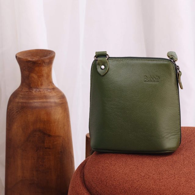 Bolsa de Couro - XODÓZINHA - Cacto