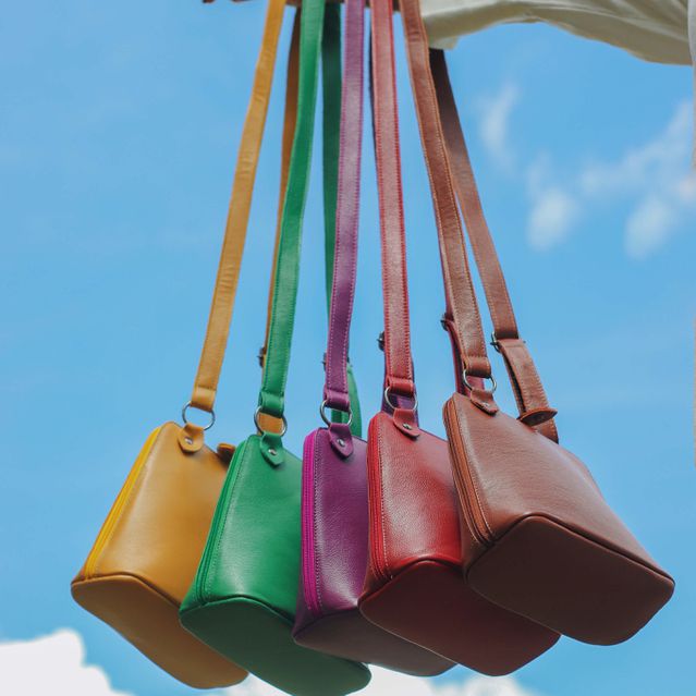 Bolsa de Couro - XODÓZINHA - Mostarda