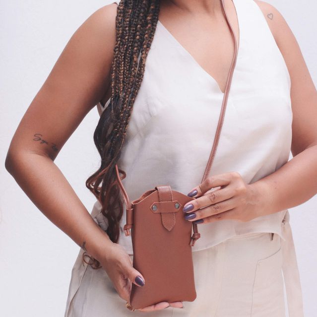 Bolsa PORTA CELULAR - Chocolate