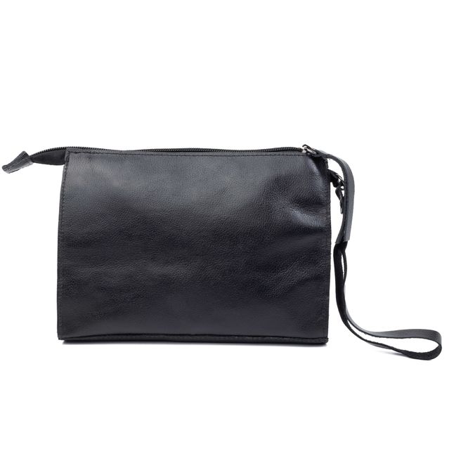 Bolsinha Coração - Preto e Off White