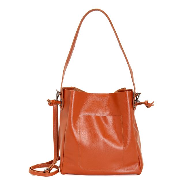 Bolsa de Couro - ENCANTO - Telha