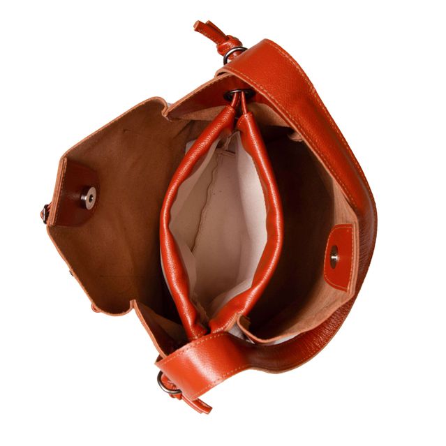 Bolsa de Couro - ENCANTO - Telha