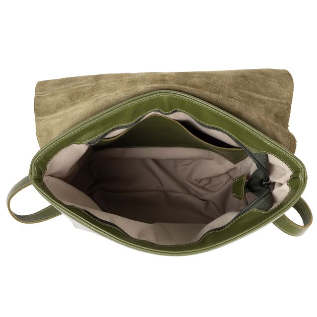 Mochila de Couro - LOTUS - Verde Cacto