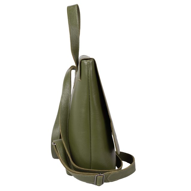 Mochila de Couro - LOTUS - Verde Cacto