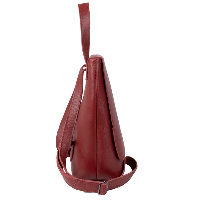Mochila de Couro - LOTUS - Vermelha