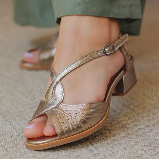 Sandália - CÂNION - Champagne - 965.49