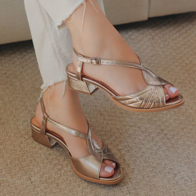 Sandália - CÂNION - Champagne - 965.49