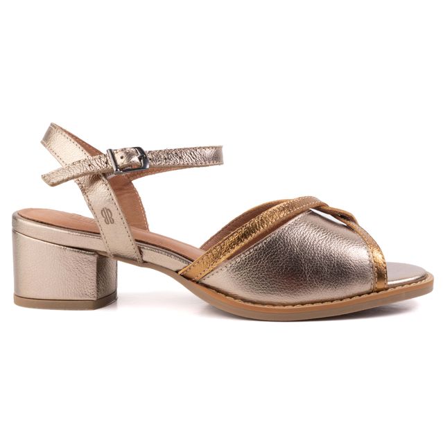 Sandália - ENVOLVER - Bronze e Champagne - 2075.15