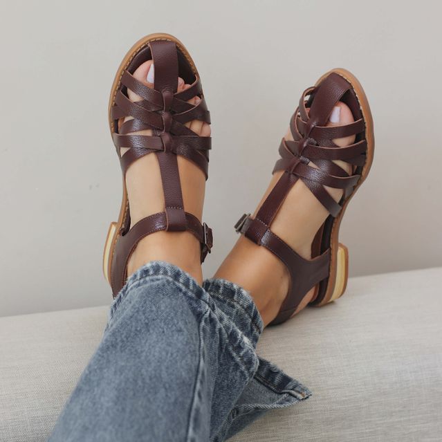 Sandália Fisherman - BEIJA-FLOR - Madeira - 842.108