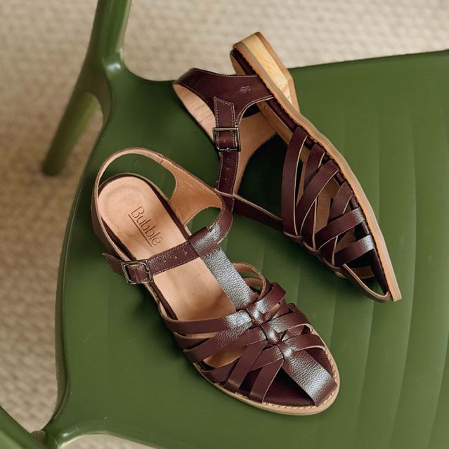 Sandália Fisherman - BEIJA-FLOR - Madeira - 842.108