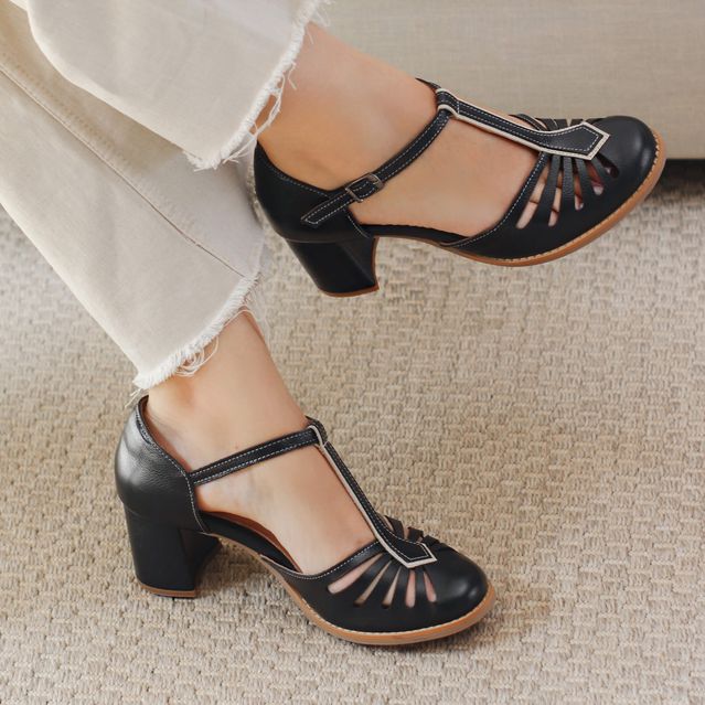 Sapato Boneca - ADMIRAR - Preto e Off White - 771.09