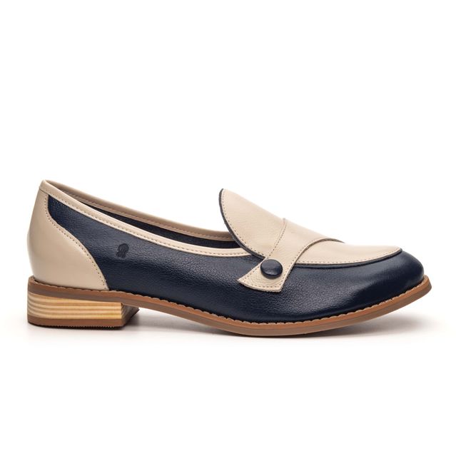 Sapato - SOFISTICAR - Azul Anil e Off White - 664.14