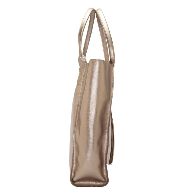 Bolsa de Couro - ÉVORA - Champagne
