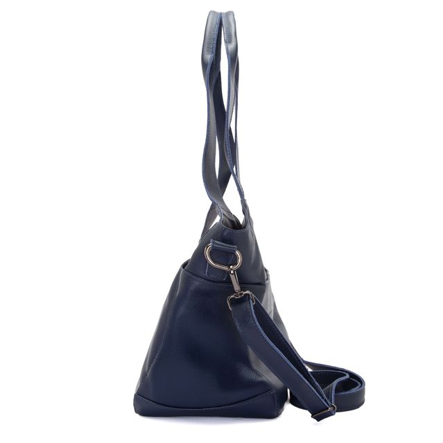 Bolsa de Couro - SONHAR - Azul Anil
