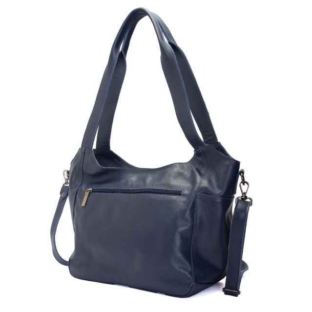 Bolsa de Couro - SONHAR - Azul Anil
