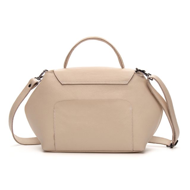 Bolsa de Couro - Mini NASCENTE - Off White e Sálvia