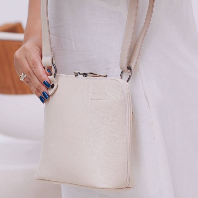 Bolsa de Couro - XODÓZINHA - Off White