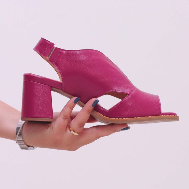 Sandália Peep Toe Pitaya - VENEZA