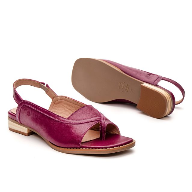 Sandália Rasteira - CALMA - Pitaya - 914.46