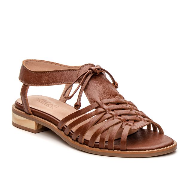 Sandália Rasteira - ESSENCIAL - Chocolate - 862.05