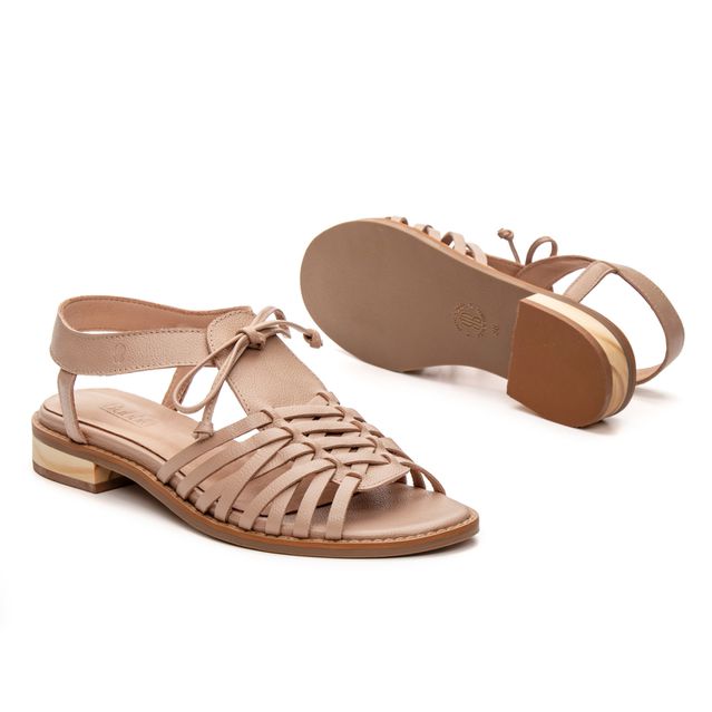 Sandália Rasteira - ESSENCIAL - Nude - 862.05