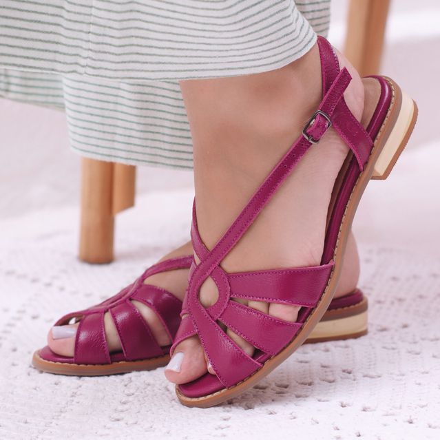 Sandália Rasteira - INFINITO - Pitaya - 842.78 