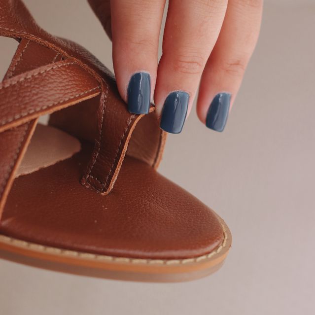 Sandália Rasteira - MOMENTO - Chocolate - 842.65 