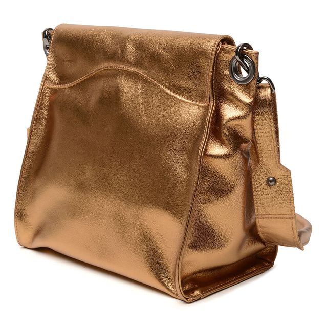 Bolsa de Couro - ACOLHER - Bronze
