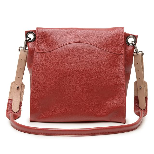 Bolsa de Couro - ACOLHER - Vermelha 
