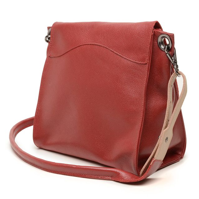 Bolsa de Couro - ACOLHER - Vermelha 