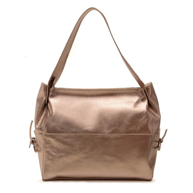 Bolsa de Couro - CONFIAR - Champagne