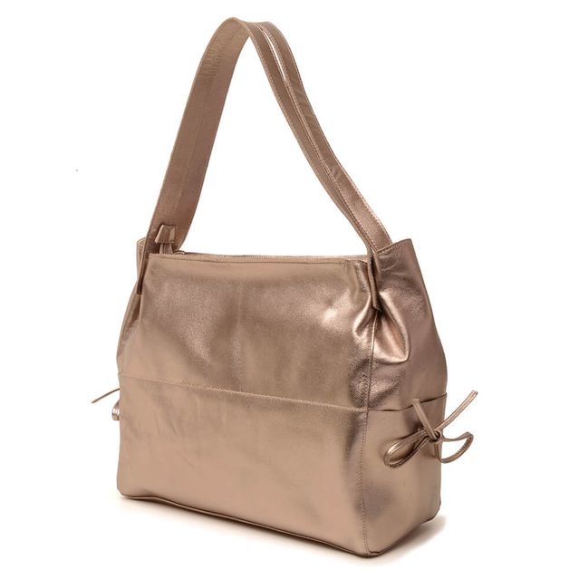 Bolsa de Couro - CONFIAR - Champagne