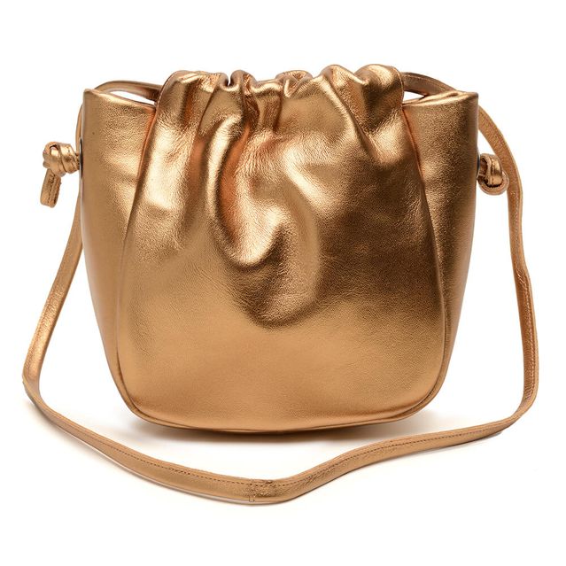 Bolsa de Couro - INSPIRAR - Bronze