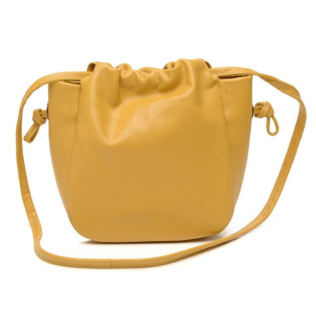 Bolsa de Couro - INSPIRAR - Mostarda