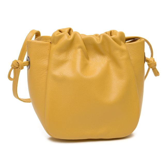 Bolsa de Couro - INSPIRAR - Mostarda