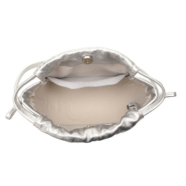 Bolsa de Couro - INSPIRAR - Prata