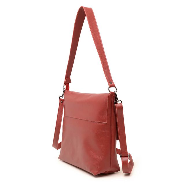 Bolsa de Couro - LOTUS - Vermelha