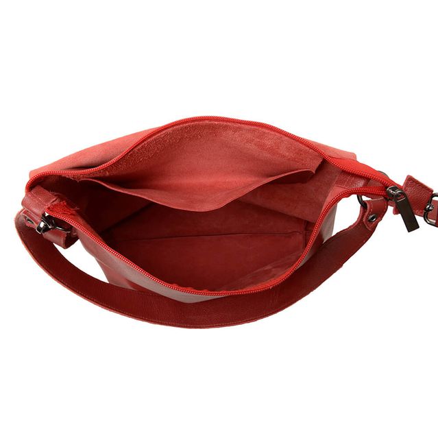 Bolsa de Couro - LOTUS - Vermelha