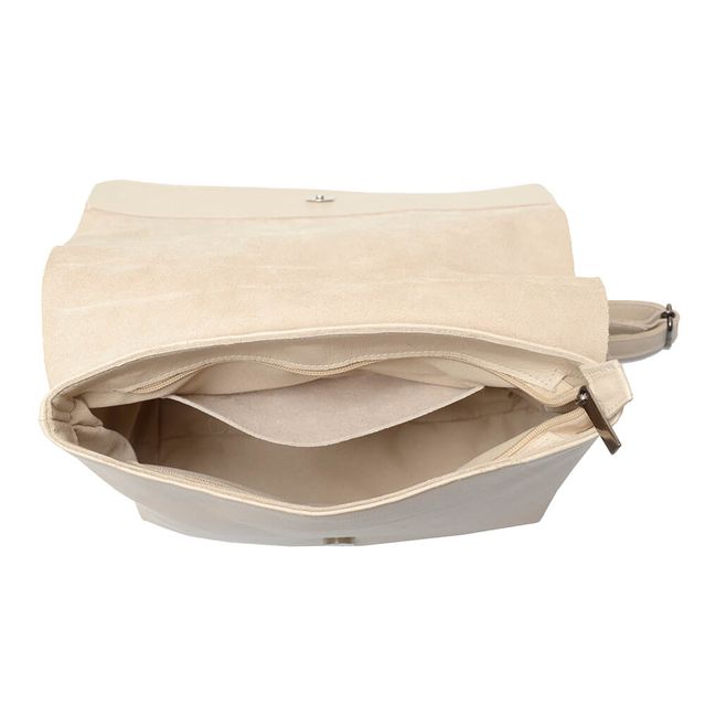 Mochila de Couro - LOTUS - Off White