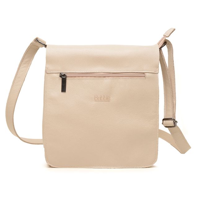 Bolsa de Couro - TRANQUILIDADE - Off White