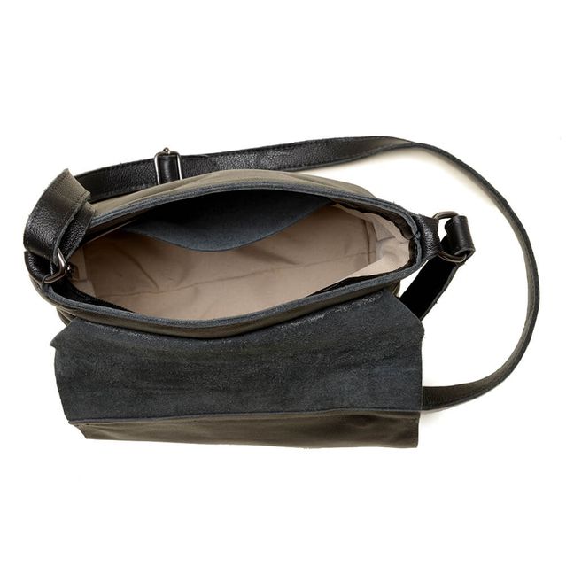 Bolsa de Couro - TRANQUILIDADE - Preta