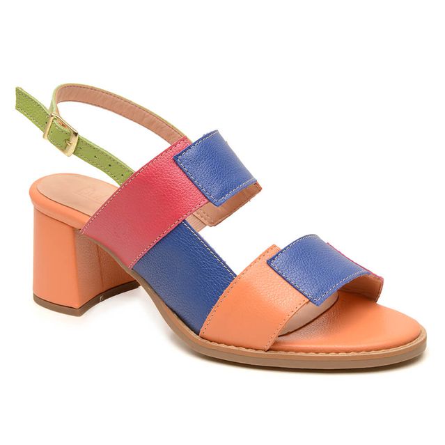 Sandália - EXPRESSAR - Papaya, Oceano e Magenta - 177.56 