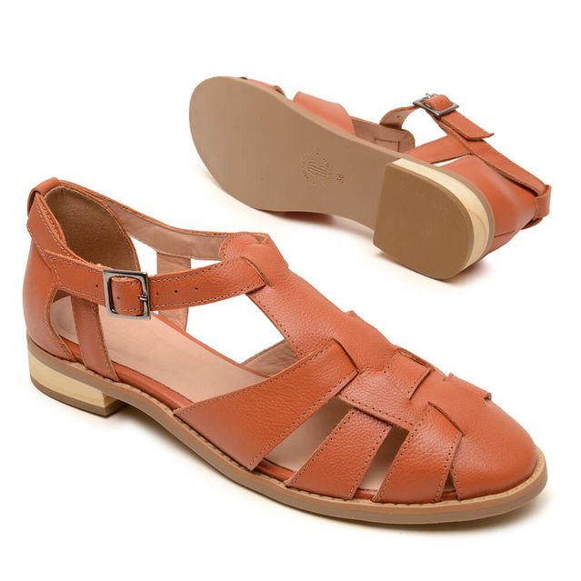 Sandália Fisherman - AMOR - Telha - 664.29 