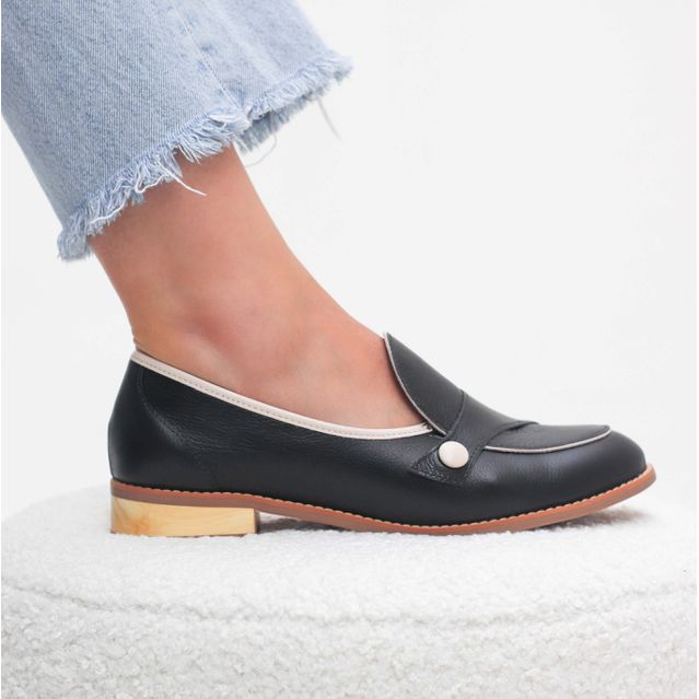 Sapato SOFISTICAR - Preto e Off White - 664.14