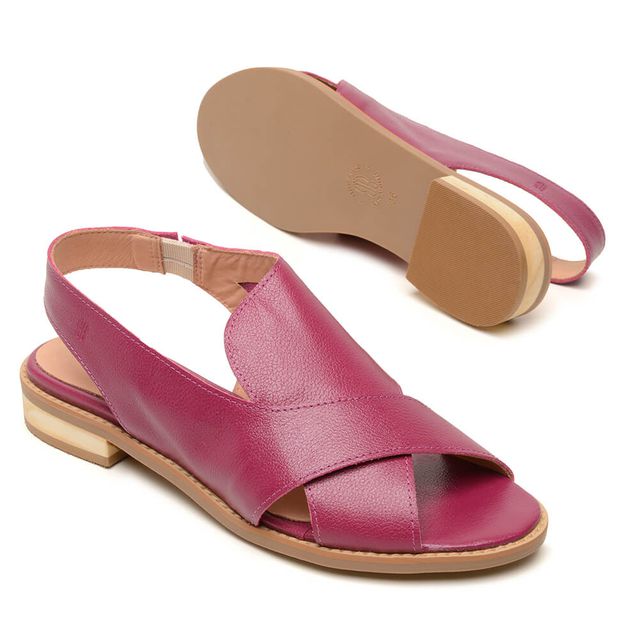 Sandália Rasteira - ALENTO - Pitaya - 842.31 