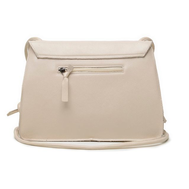 Bolsa de Couro - BEM ME QUER - Off White