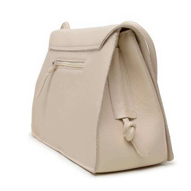 Bolsa de Couro - BEM ME QUER - Off White