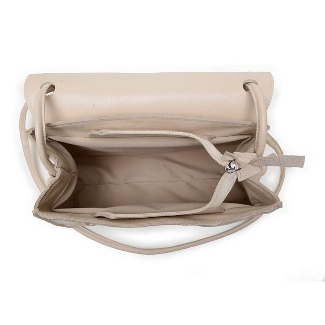 Bolsa de Couro - BEM ME QUER - Off White
