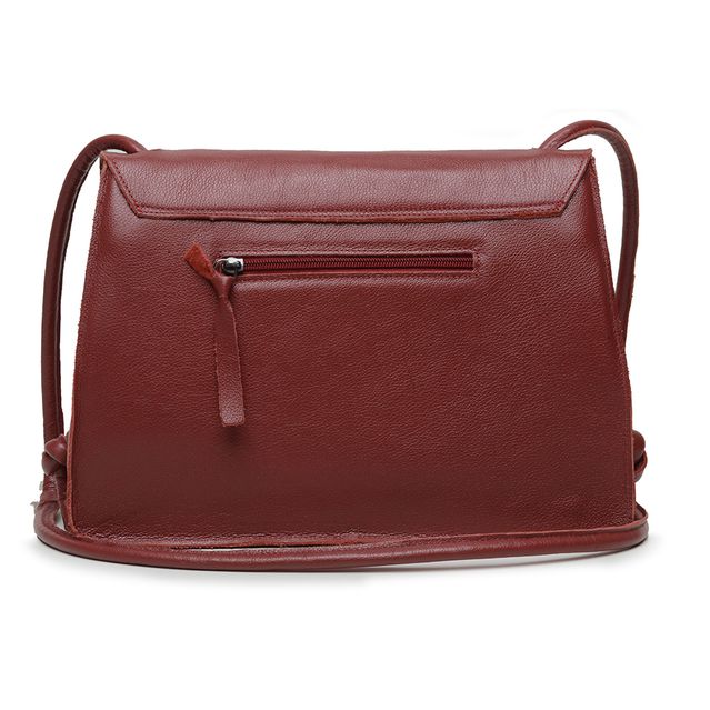 Bolsa de Couro - BEM ME QUER - Vermelha